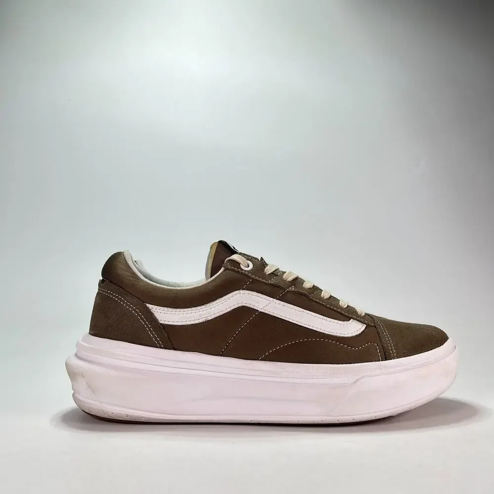 Vans Old Skool Overt CC Walnut Brown Platform Casual Sneakers 721356 Men's Sz 12